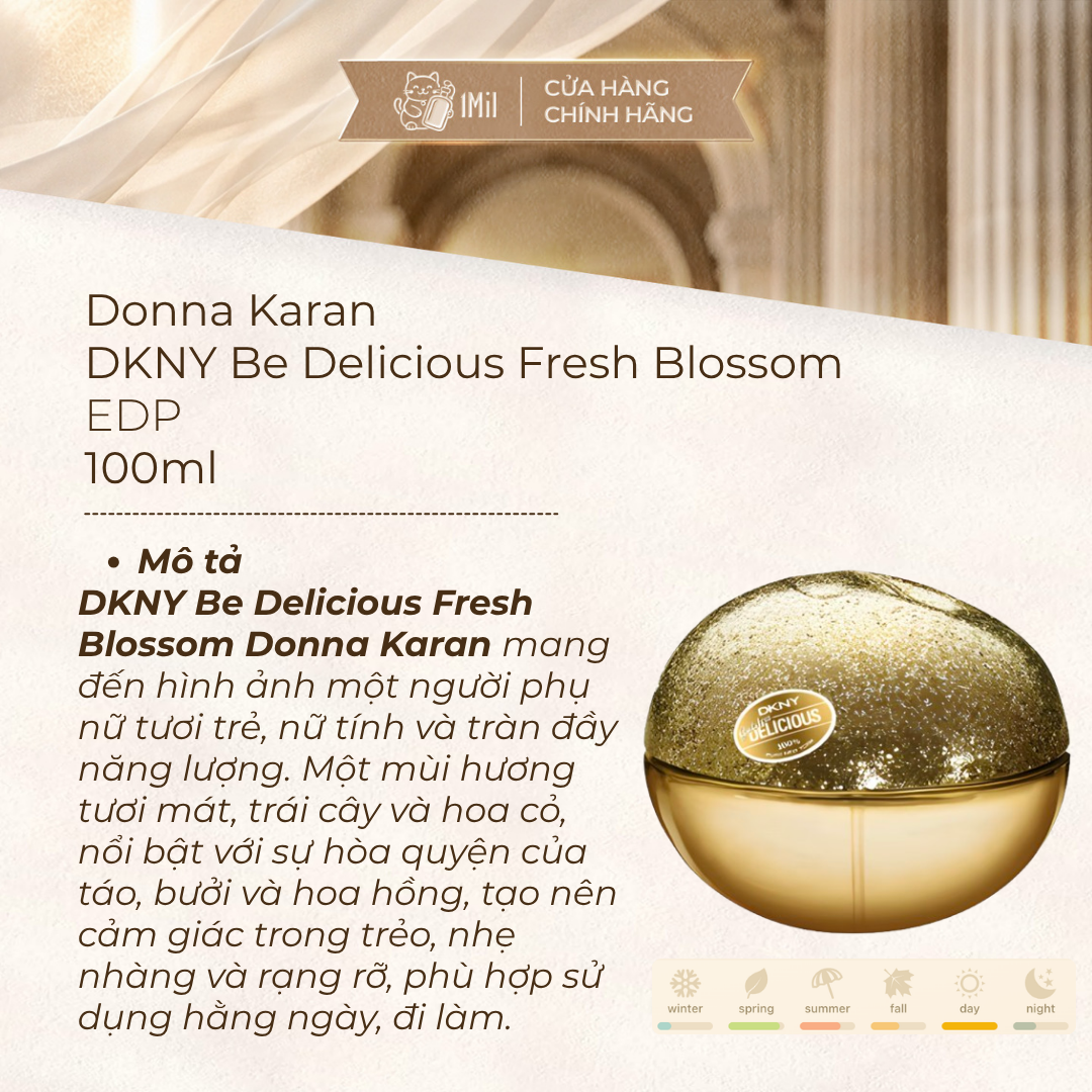 Donna Karan DKNY Be Delicious Golden Delicious EDP 100ml