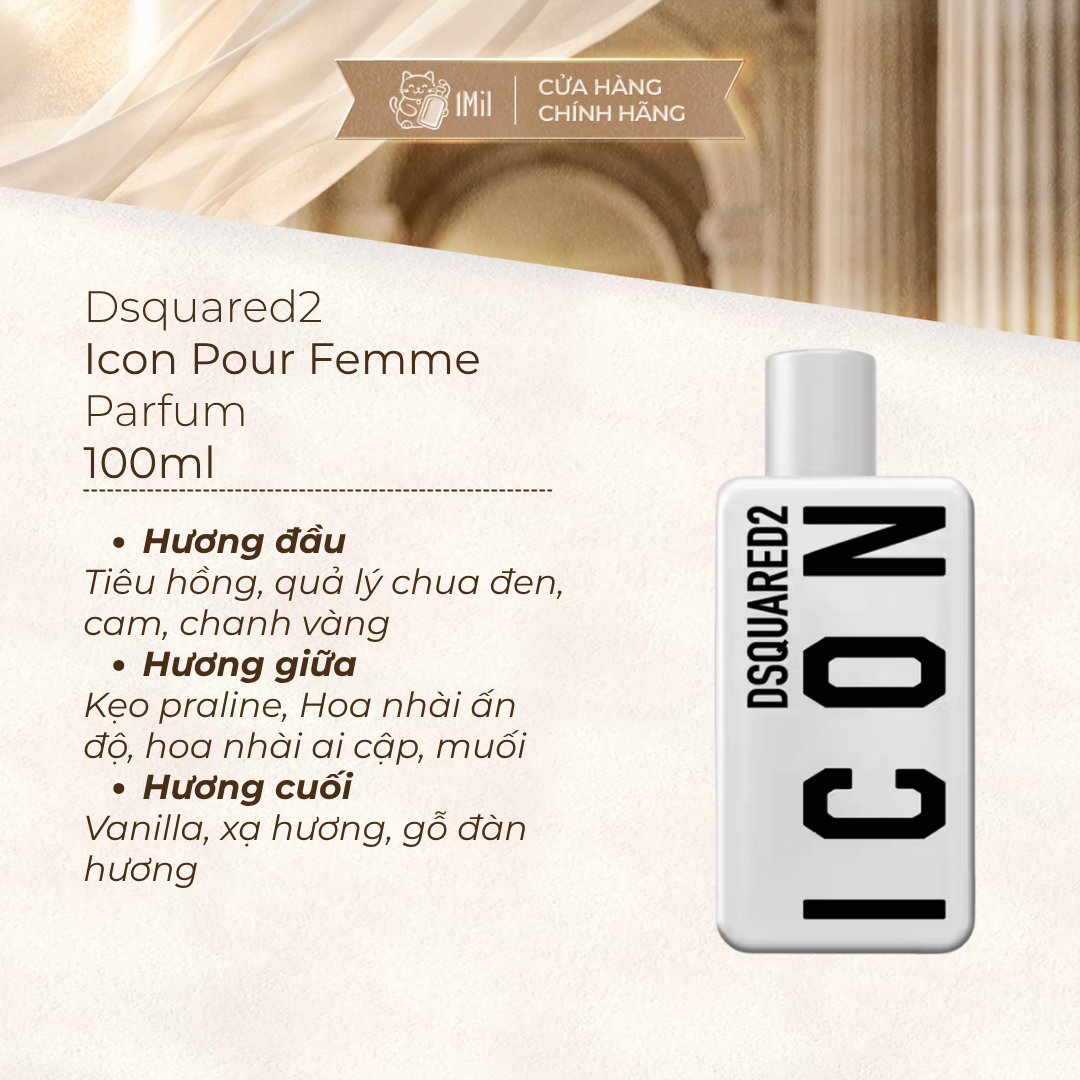 Dsquared2 Icon Pour Femme EDP 100ml