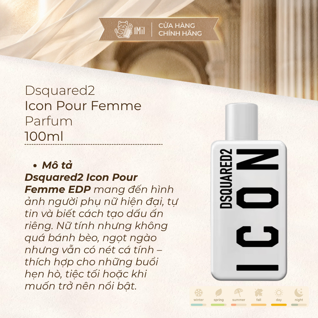 Dsquared2 Icon Pour Femme EDP 100ml