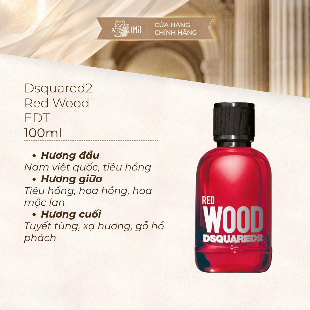 Dsquared2 Red Wood EDT Pour Femme 100ml