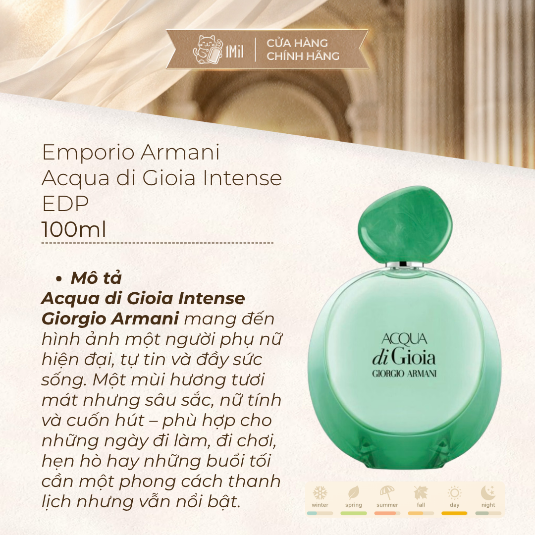 Giorgio Armani Acqua Di Gioia EDP Intense 100ml
