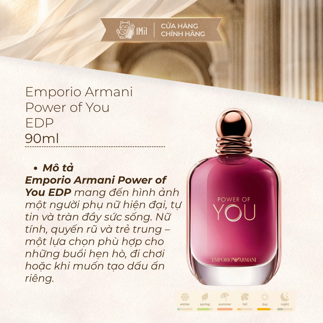 Giorgio Armani Power Of You EDP Pour Femme 90ml
