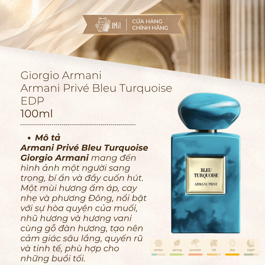 Giorgio Armani Prive Bleu Turquoise EDP 100ml