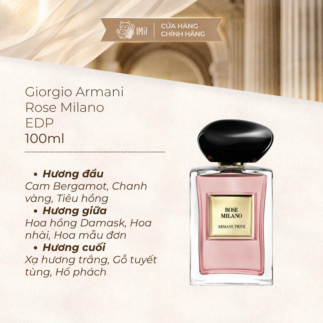 Giorgio Armani Prive Rose Milano EDT 100ml