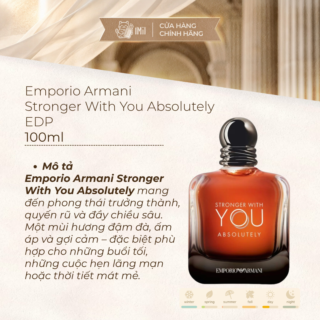 Giorgio Armani Stronger With You Absolutely Parfum 100ml