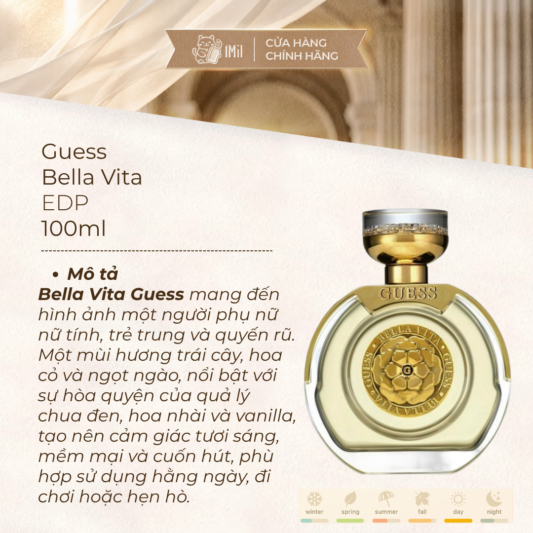 Guess Bella Vita Women EDP 100ml
