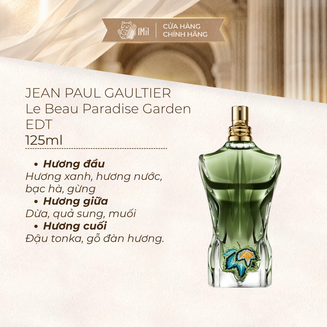 Jean Paul Gaultier Le Beau Paradise Garden EDP 125ml