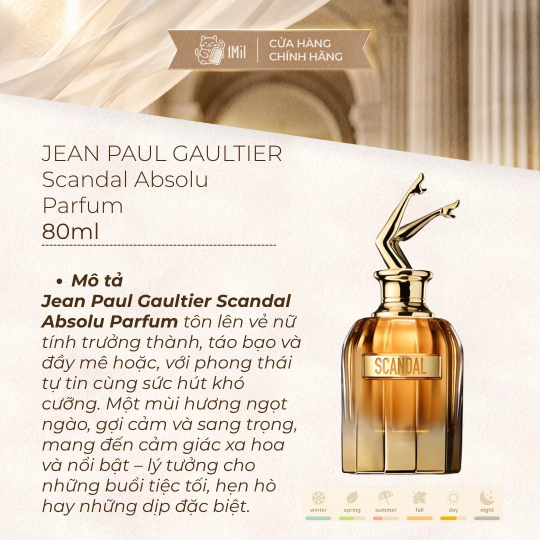 Jean Paul Gaultier Scandal Absolu For Her 80ml