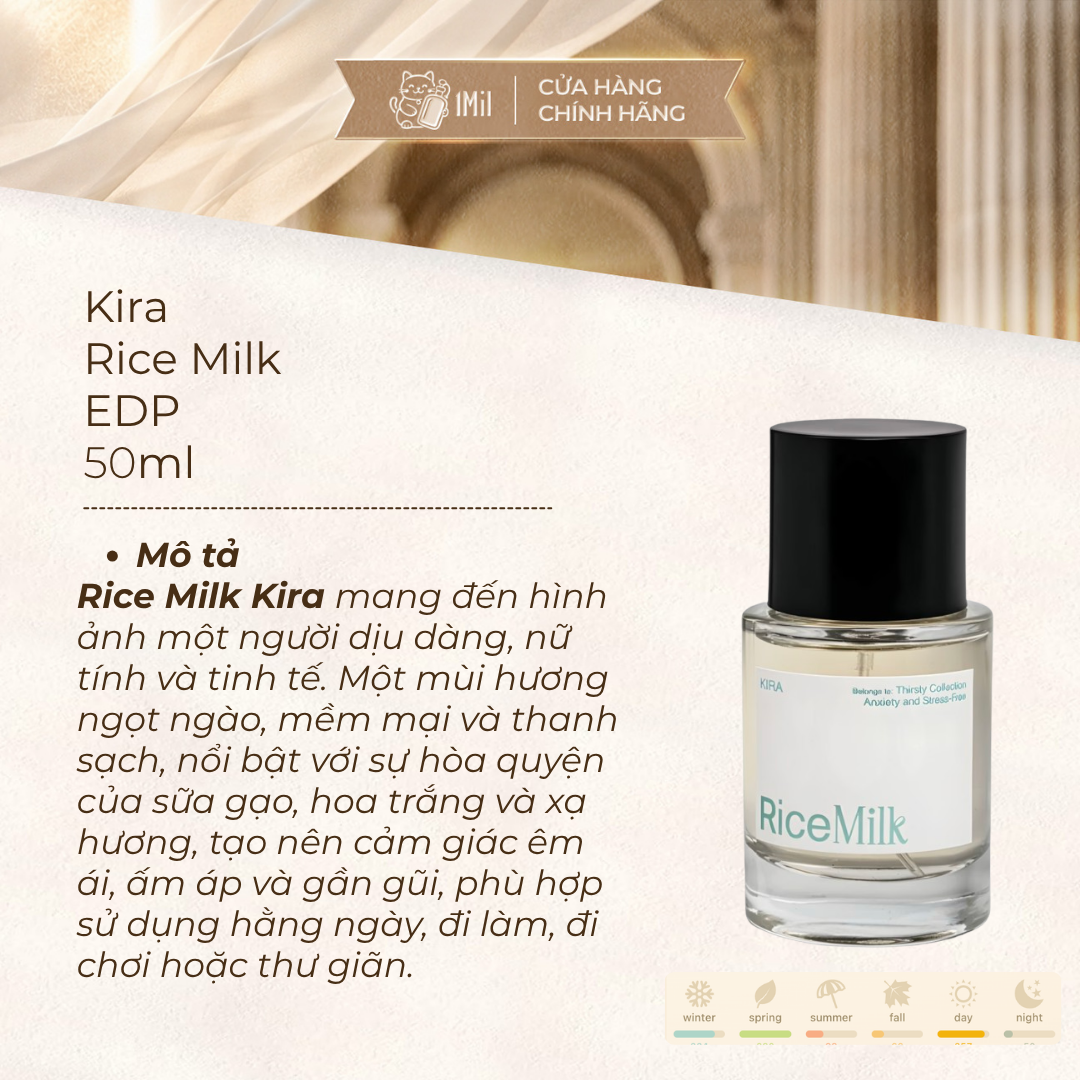 Kira Parfum Rice Milk 50ml