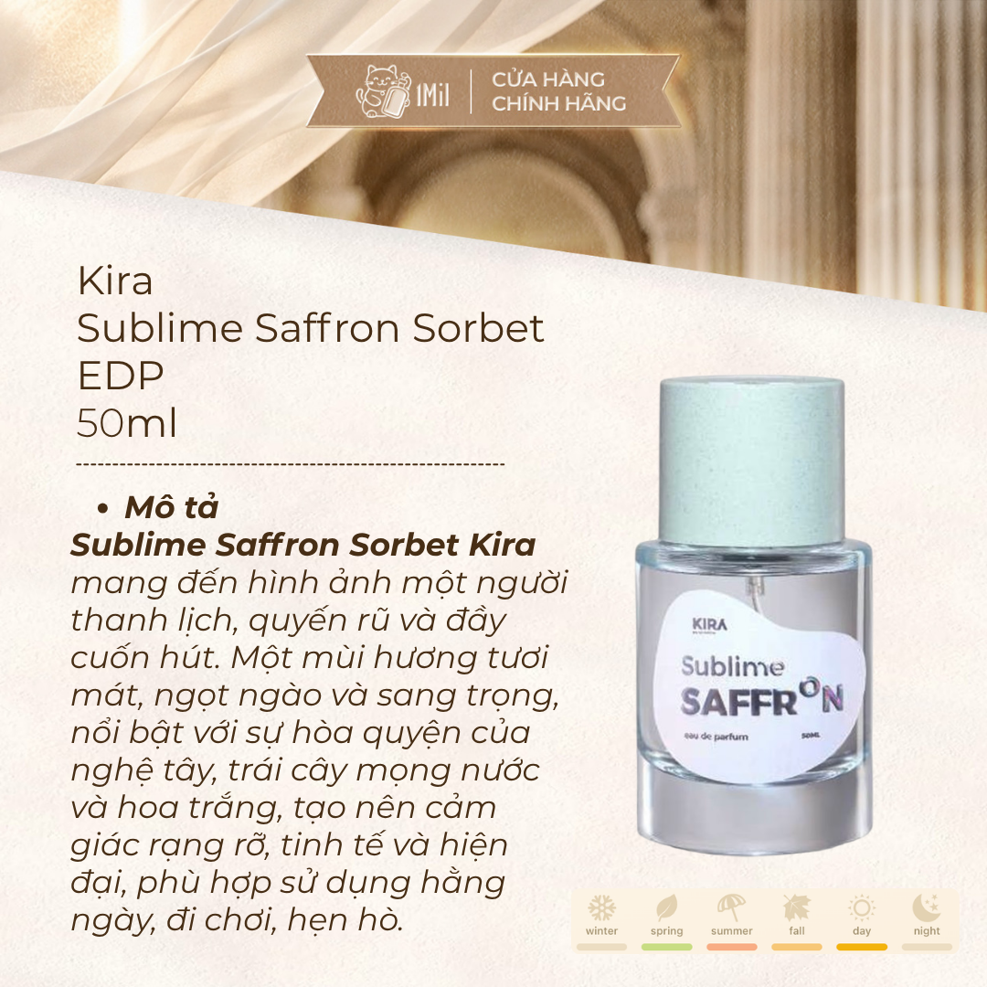 Kira Sublime Saffron EDP 50ml