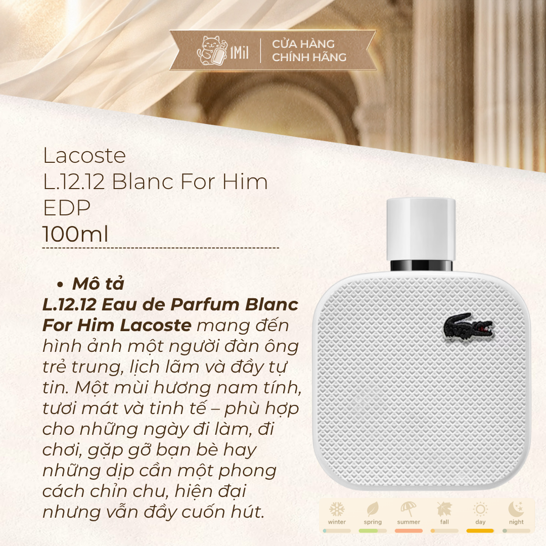 Lacoste L.12.12 Blanc EDP