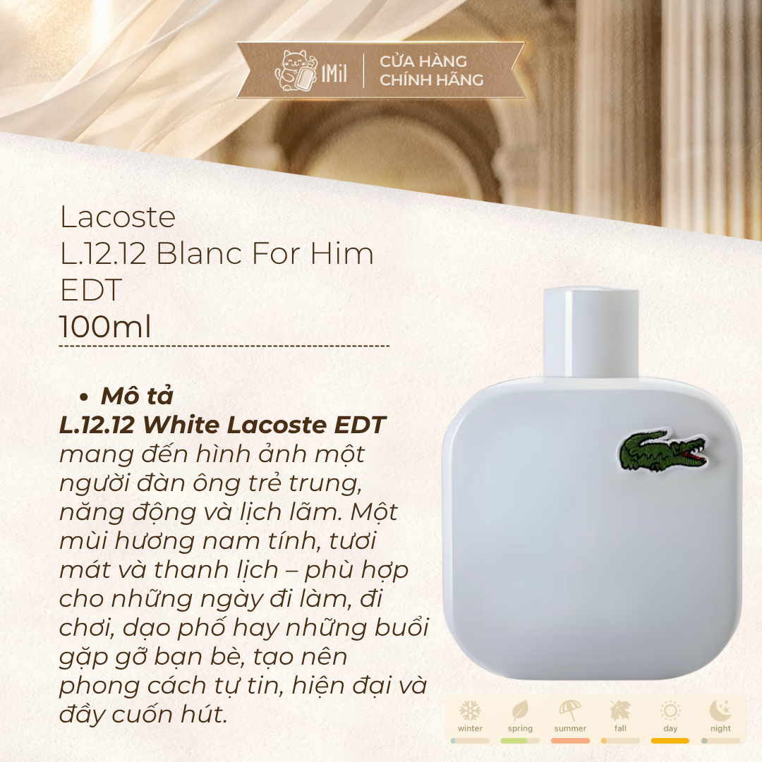 Lacoste L.12.12 Blanc EDT