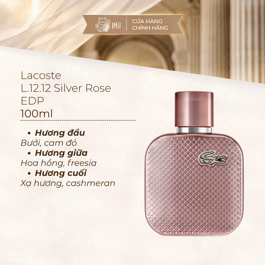 Lacoste L.12.12 Silver Rose EDP