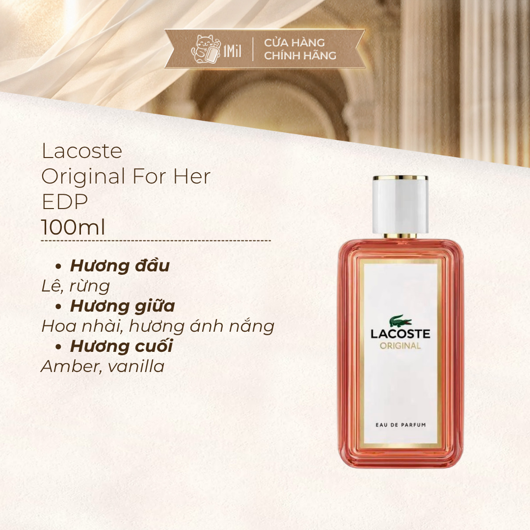 Lacoste Original Pour Femme EDP 100ml
