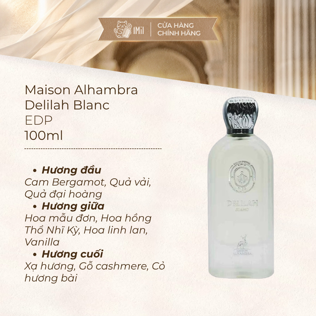Lattafa Maison Alhambra Delilah Blanc EDP 100ml