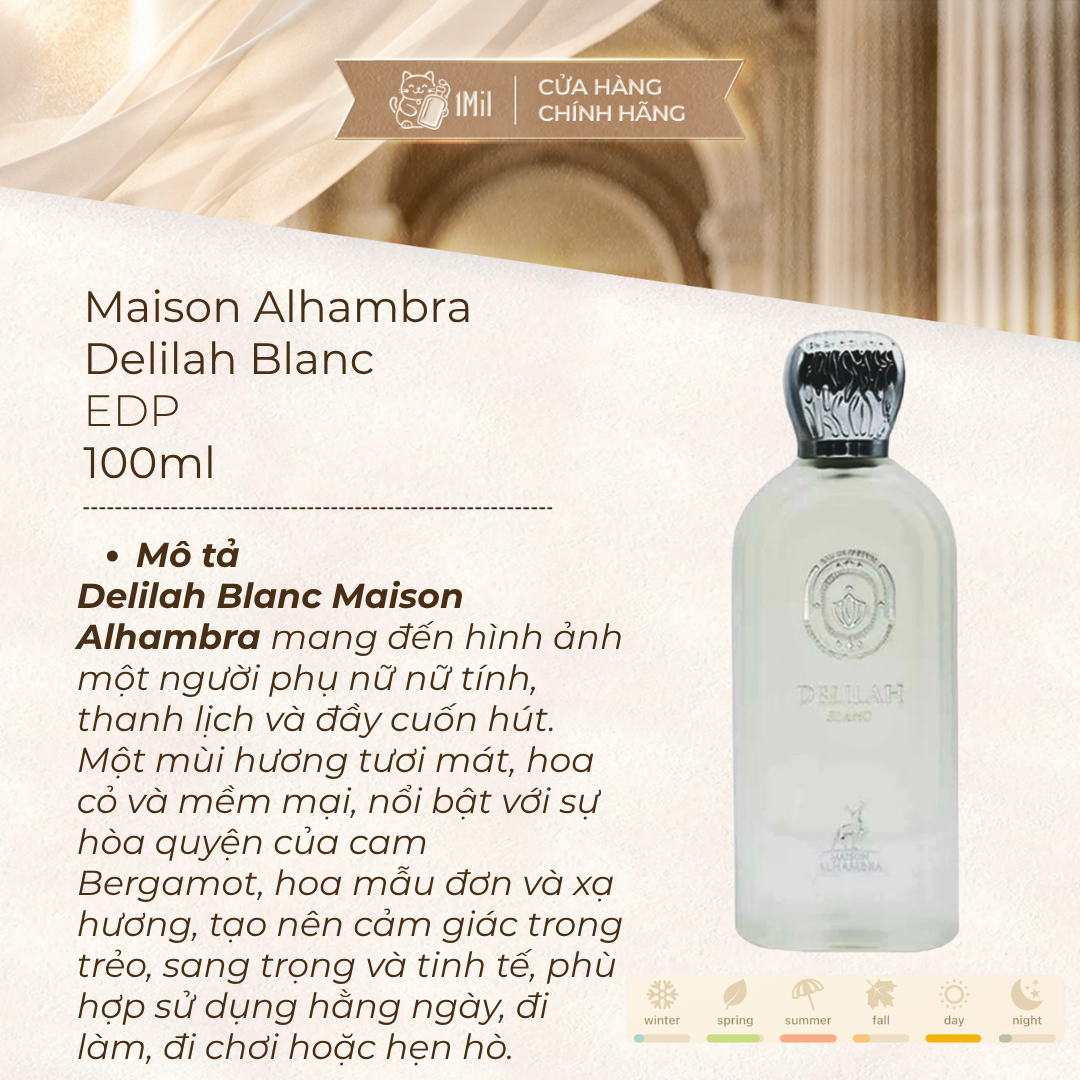 Lattafa Maison Alhambra Delilah Blanc EDP 100ml
