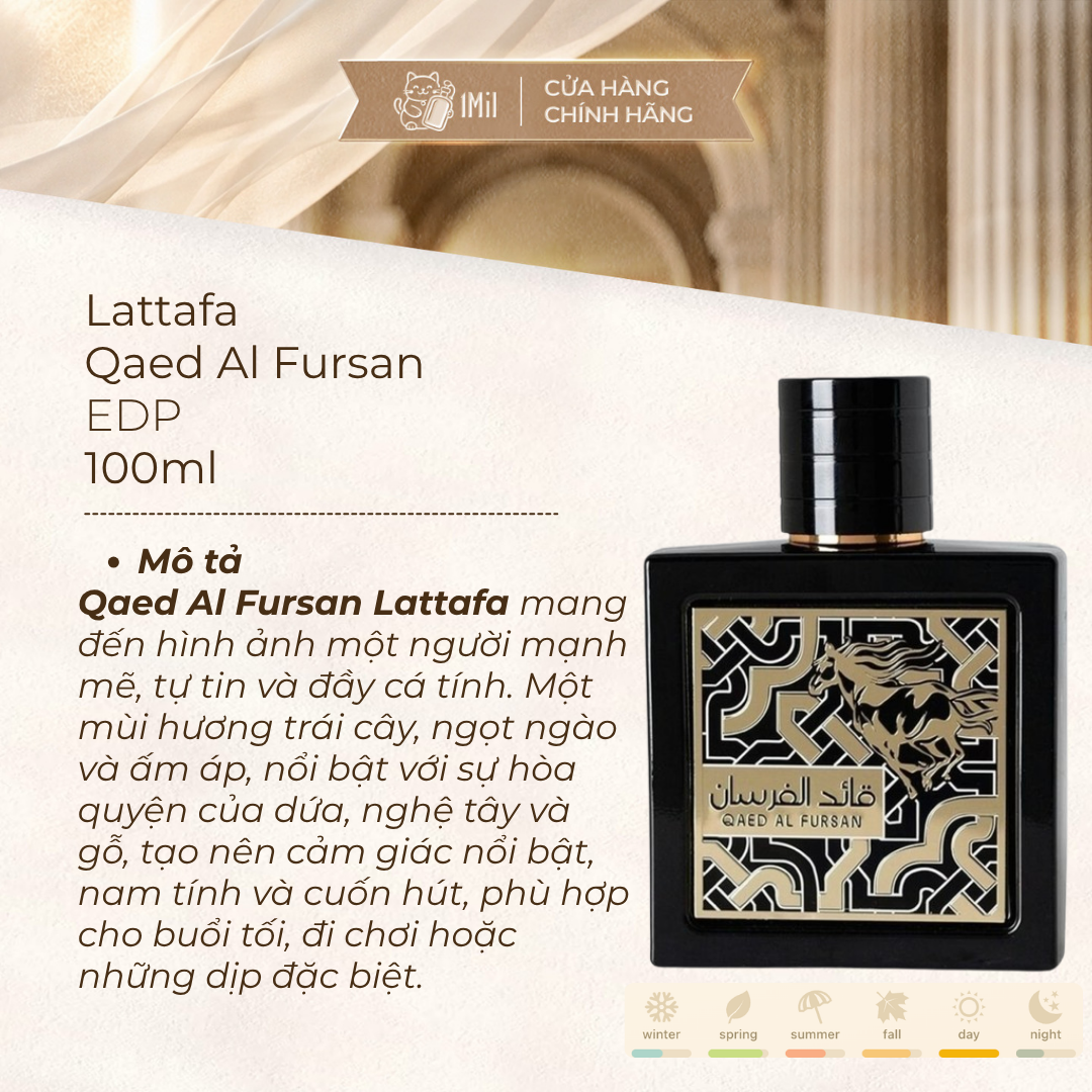 Lattafa Qaed Al Fursan EDP 90ml