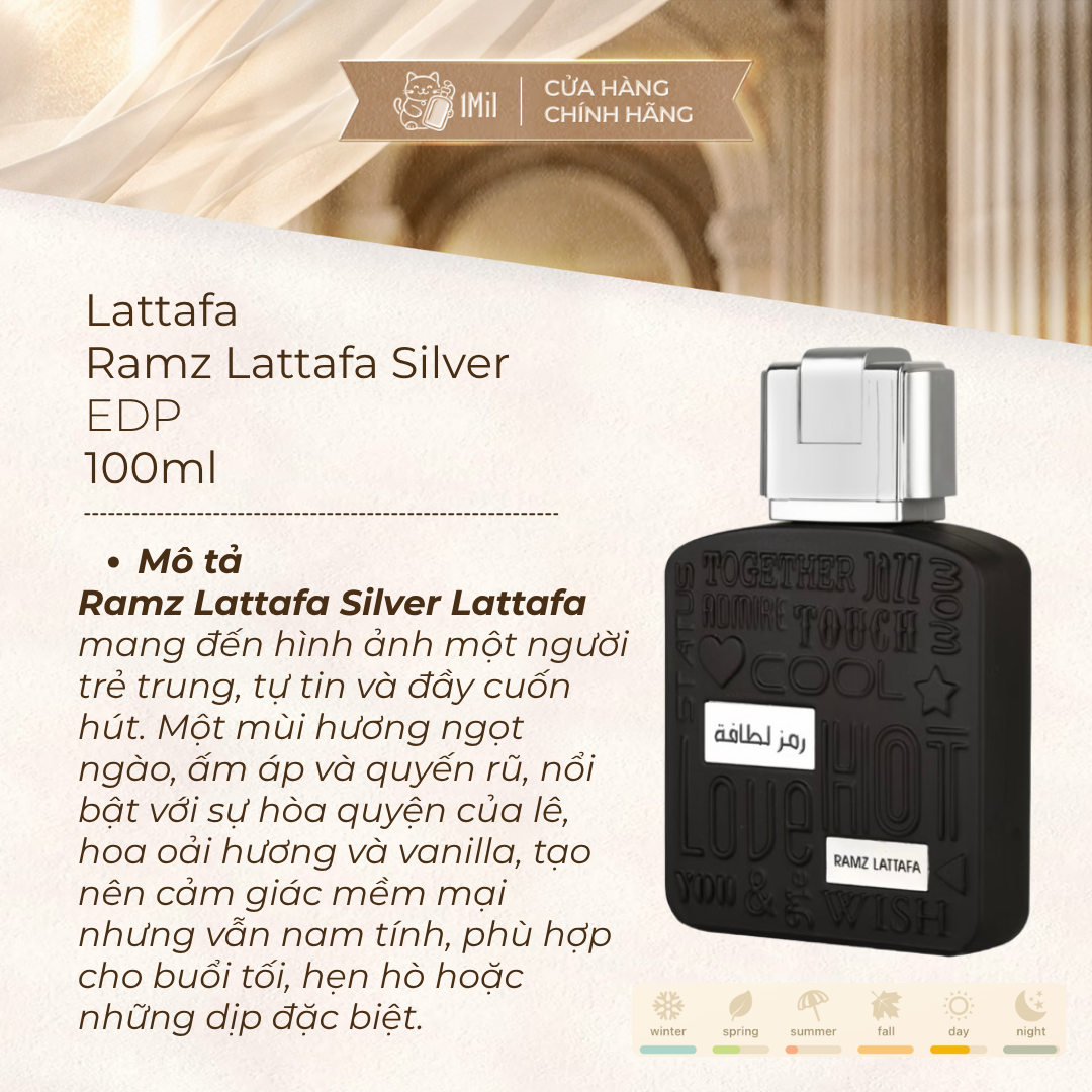Lattafa Ramz Silver EDP 100ml