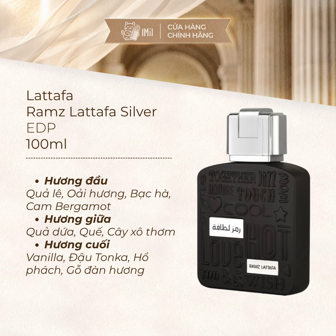 Lattafa Ramz Silver EDP 100ml