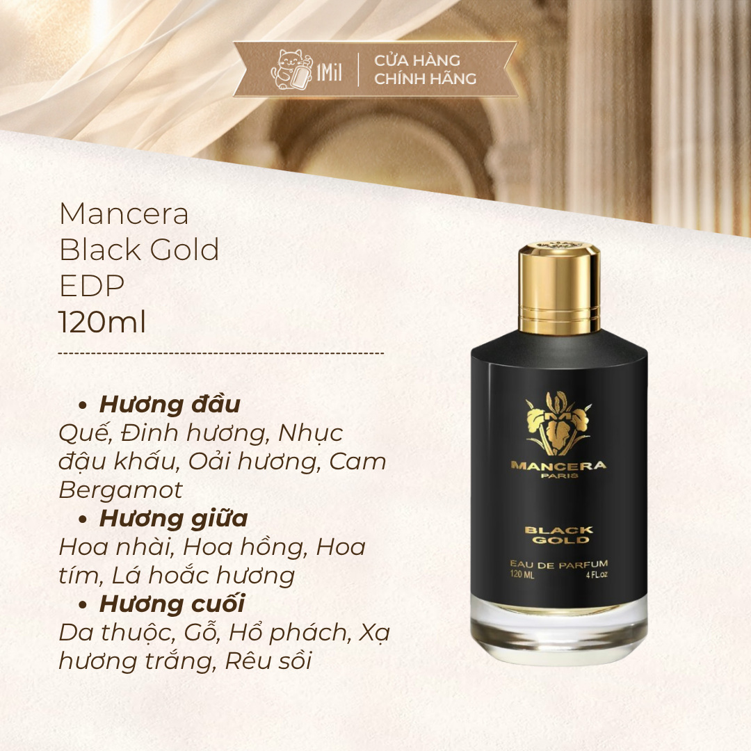 Mancera Black Gold EDP 120ml
