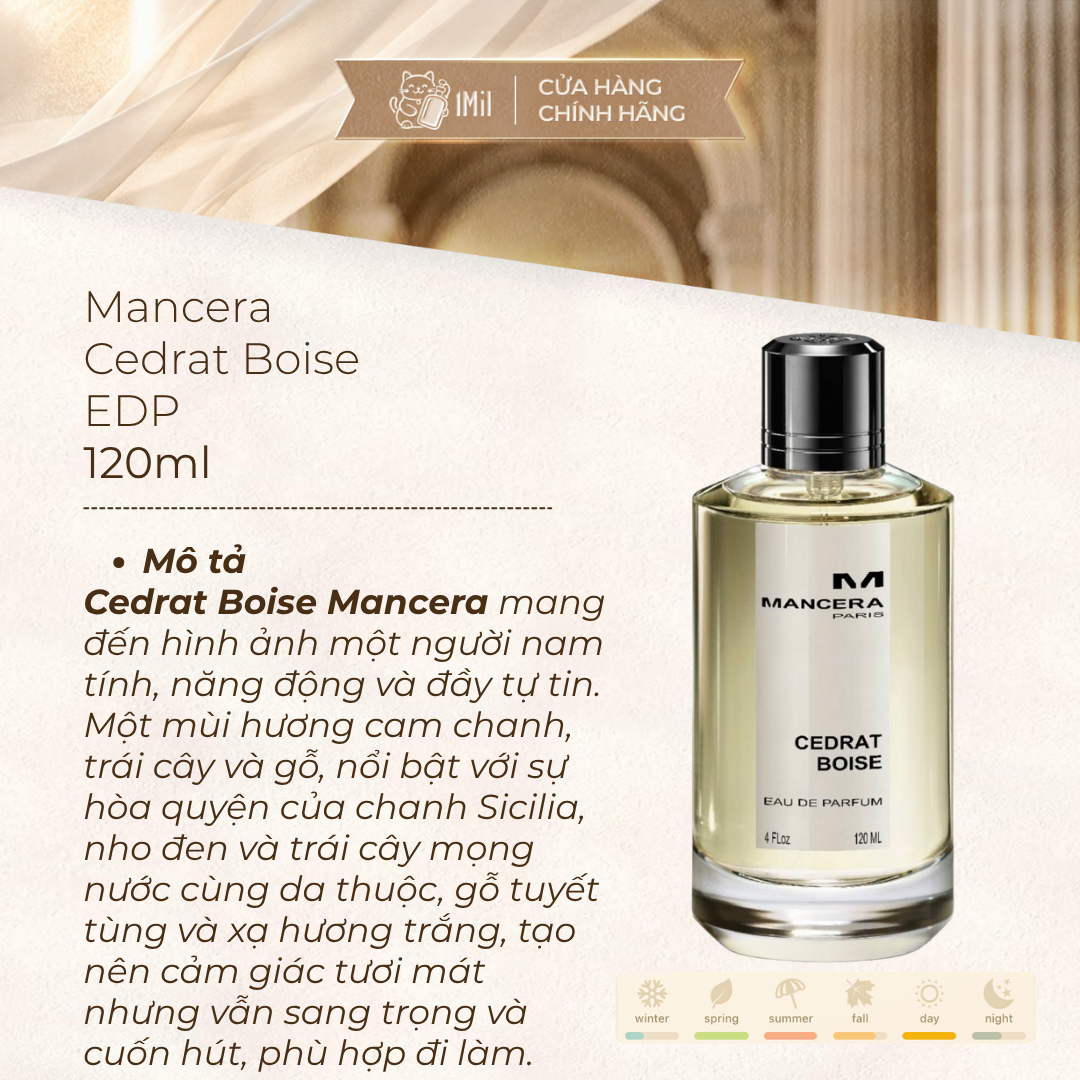 Mancera Cedrat Boise EDP 120ml
