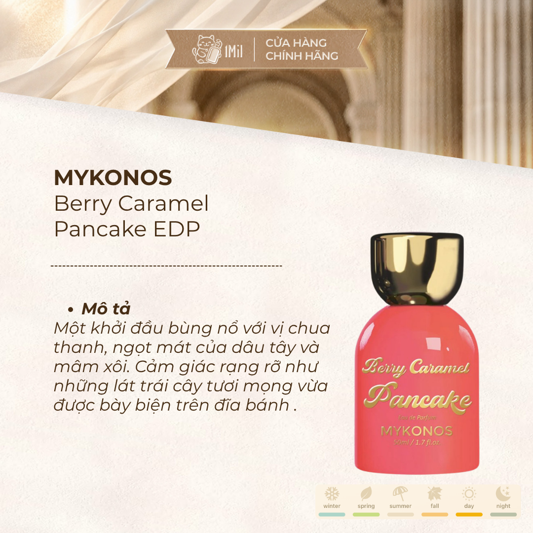 Mykonos Berry Caramel Pancake EDP 50ml
