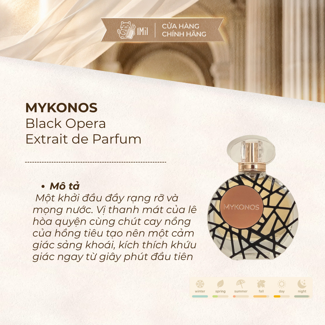 Mykonos Black Opera Extrait de Parfum 100ml