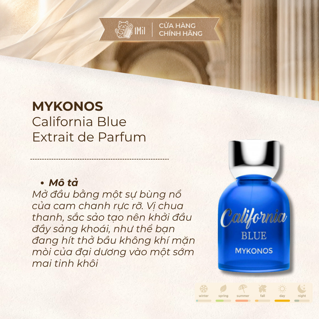Mykonos California Blue Extrait de Parfum 50ml
