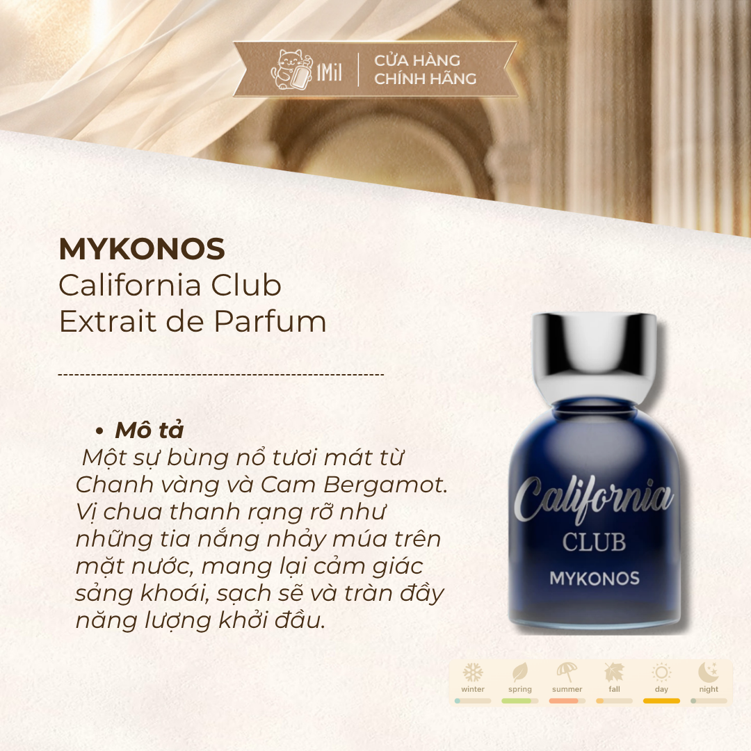 Mykonos California Club Extrait de Parfum 50ml