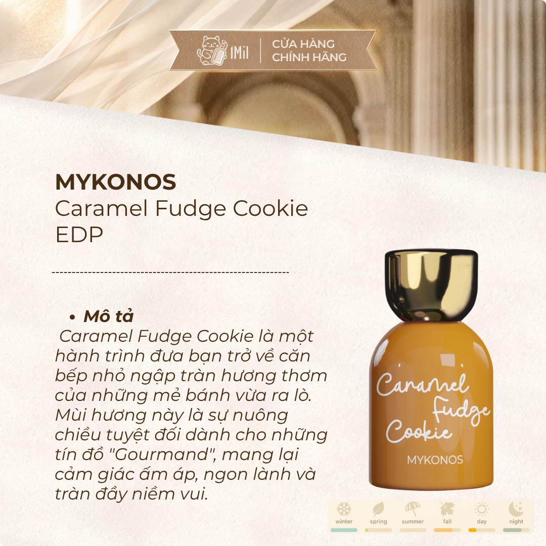 Mykonos Caramel Fudge Cookie EDP 50ml