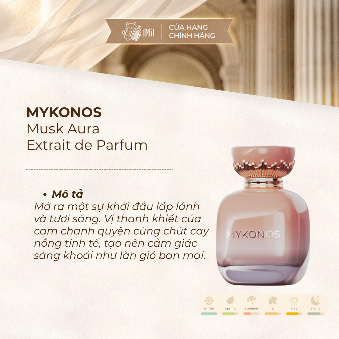 Mykonos Musk Aura Extrait de Parfum 100ml