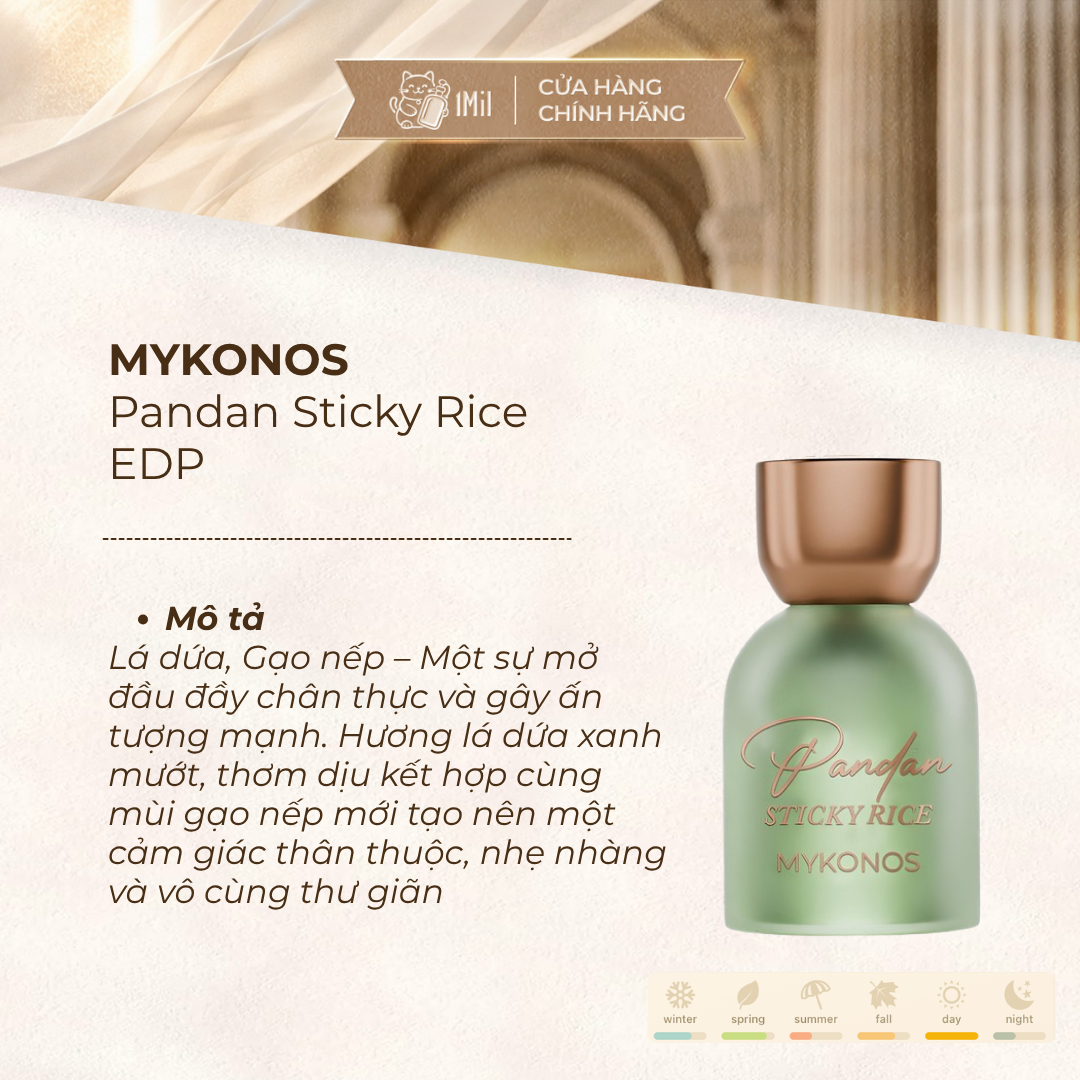 Mykonos Pandan Sticky Rice EDP 50ml