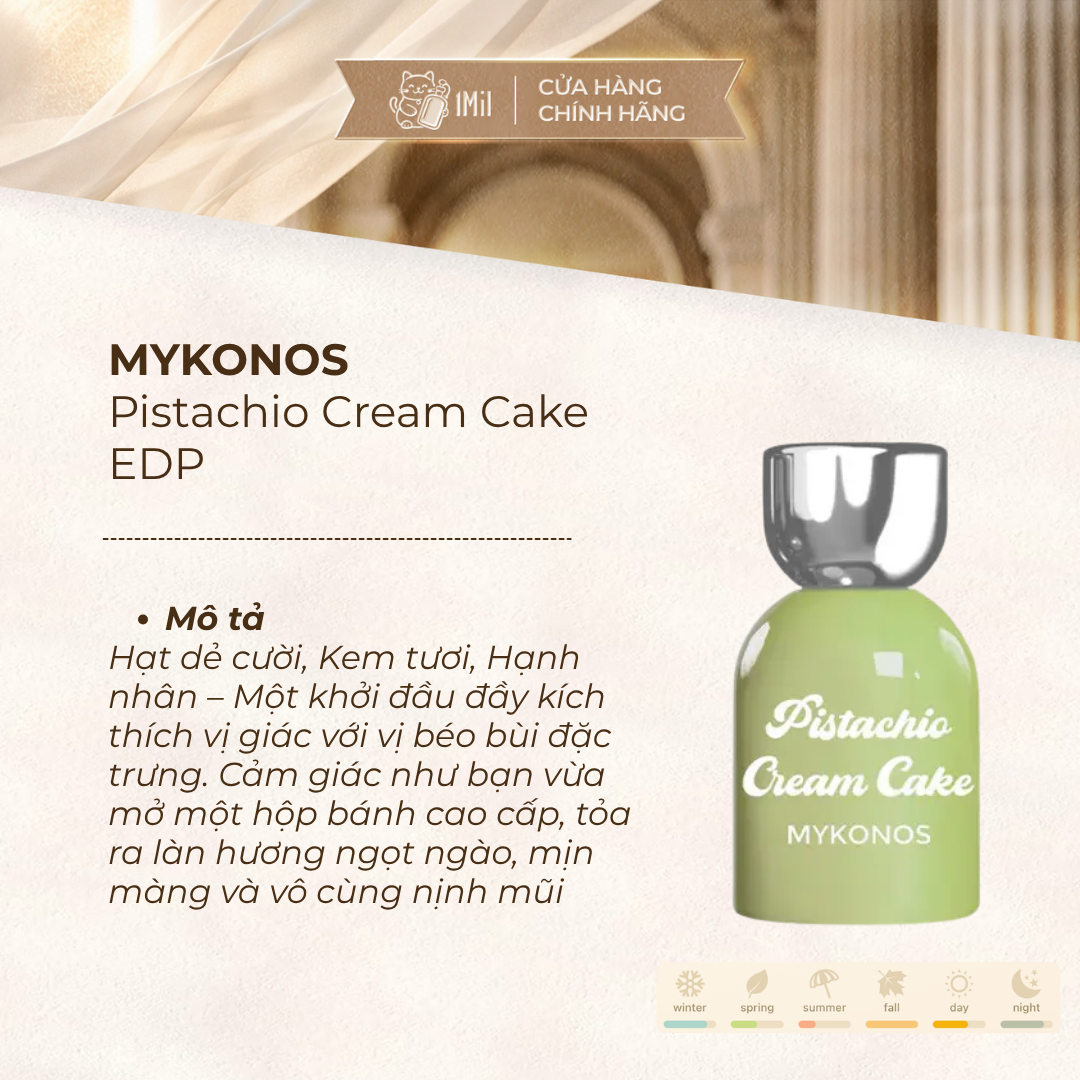 Mykonos Pistachio Cream Cake EDP 50ml