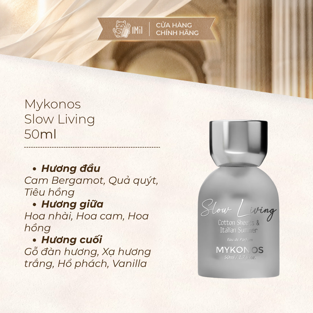 Mykonos Slow Living Eau de Parfum 50ml