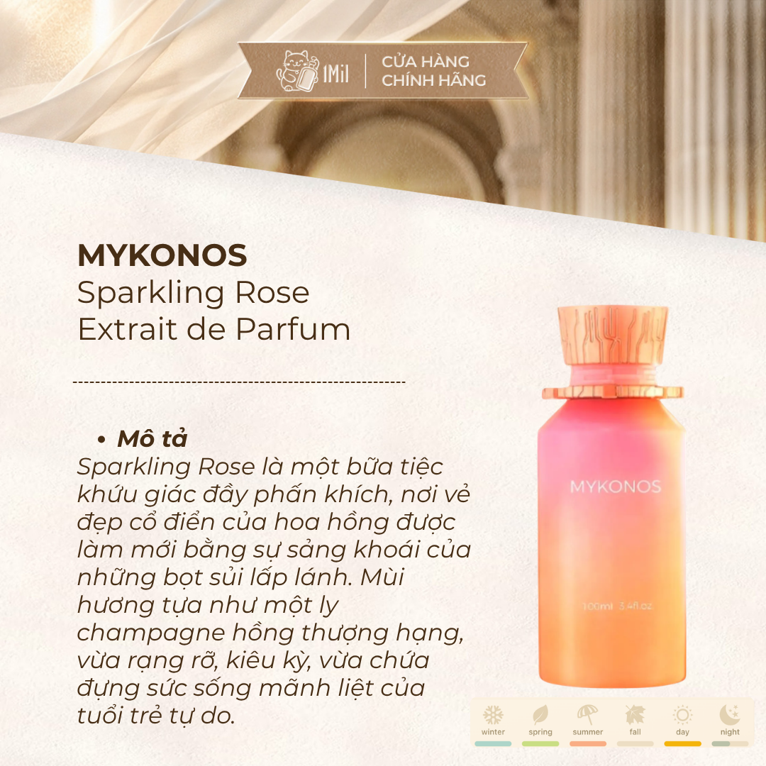Mykonos Sparkling Rose Extrait De Parfum 100ml