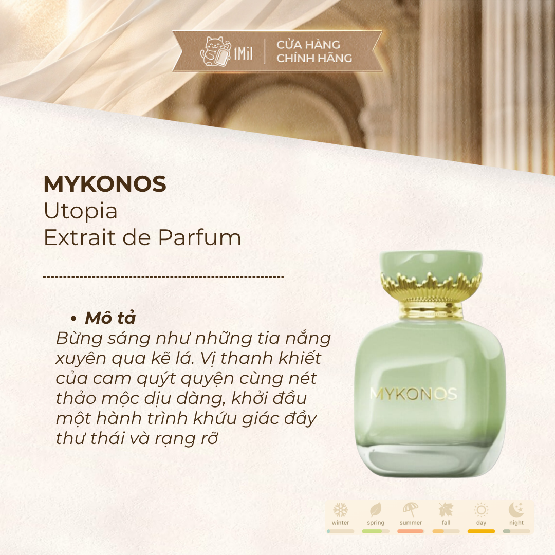 Mykonos Utopia Extrait De Parfum 100ml