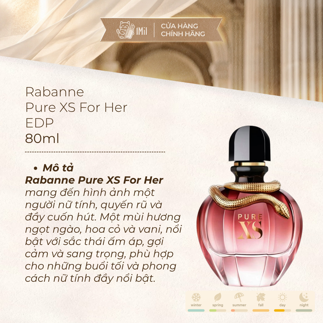 Paco Rabanne Pure XS For Her 80ml