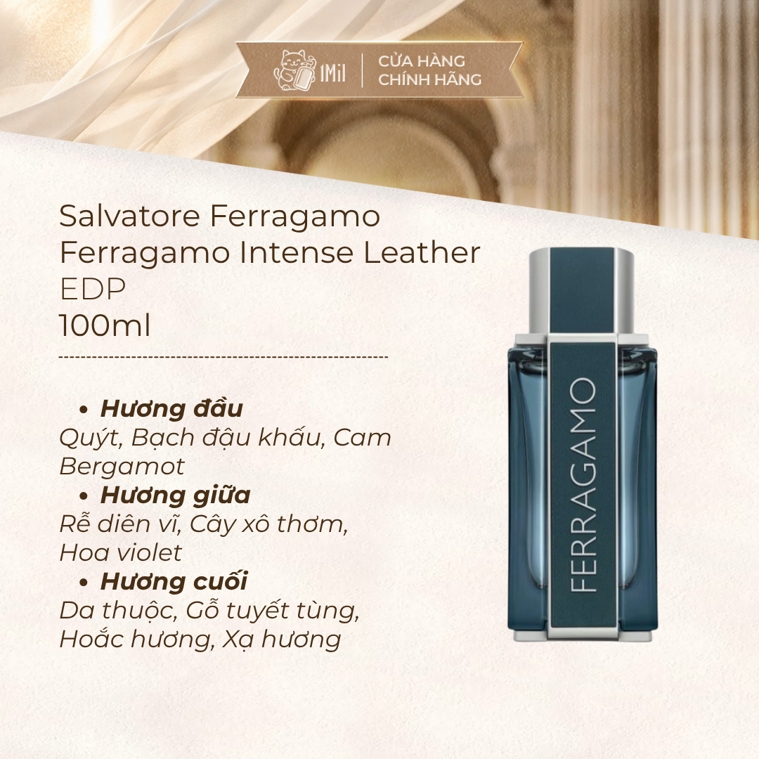 Salvatore Ferragamo Ferragamo Intense Leather Men EDP 100ml