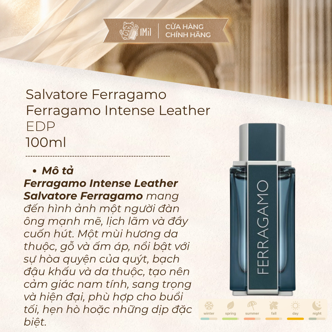 Salvatore Ferragamo Ferragamo Intense Leather Men EDP 100ml