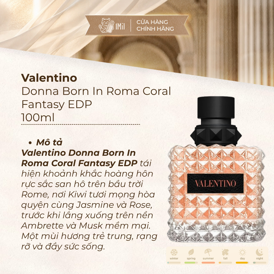 Valentino Donna Born In Roma Coral Fantasy EDP 100ml