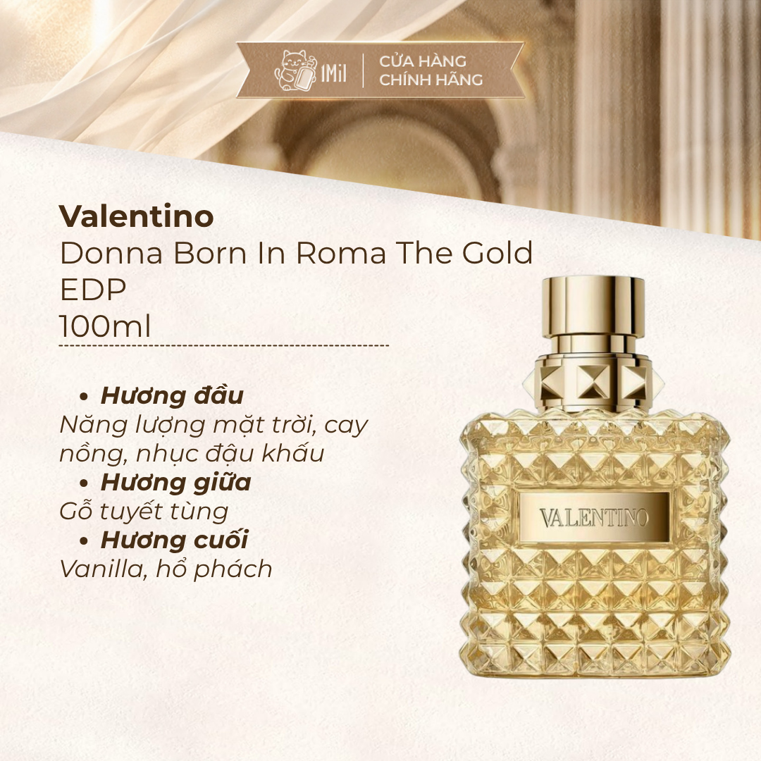 Valentino Donna Born In Roma The Gold EDP 100ml