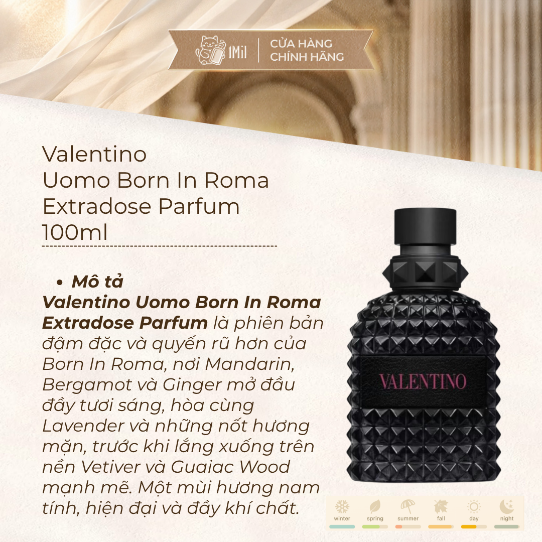 Valentino Uomo Born In Roma Extradose Parfum 100ml