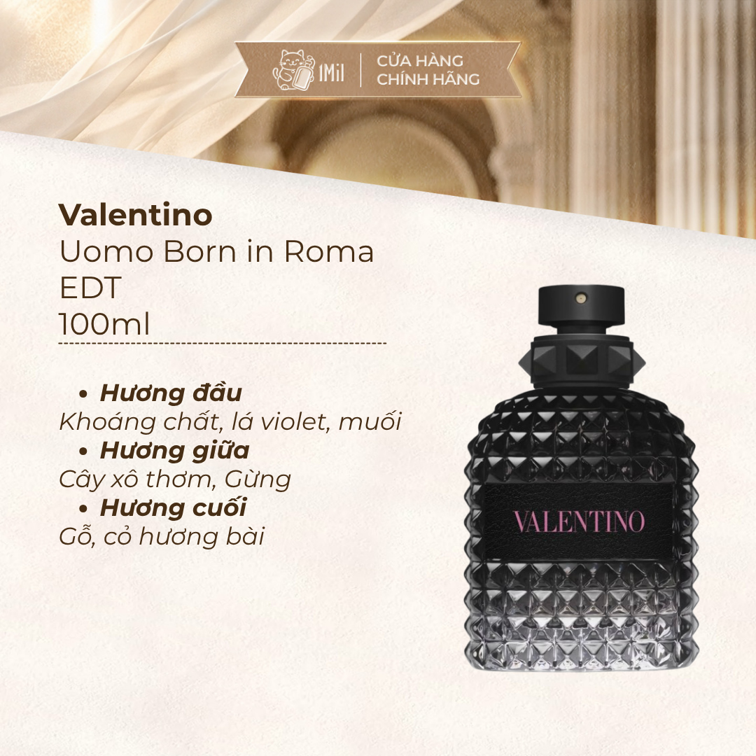 Valentino Uomo Born in Roma EDT 100ml