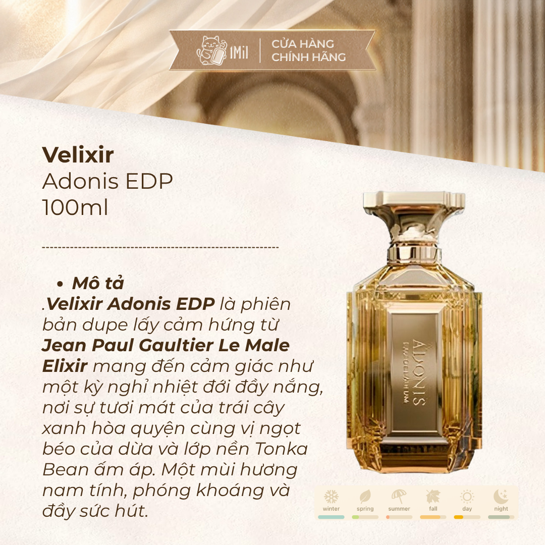 Velixir Adonis EDP 100ml