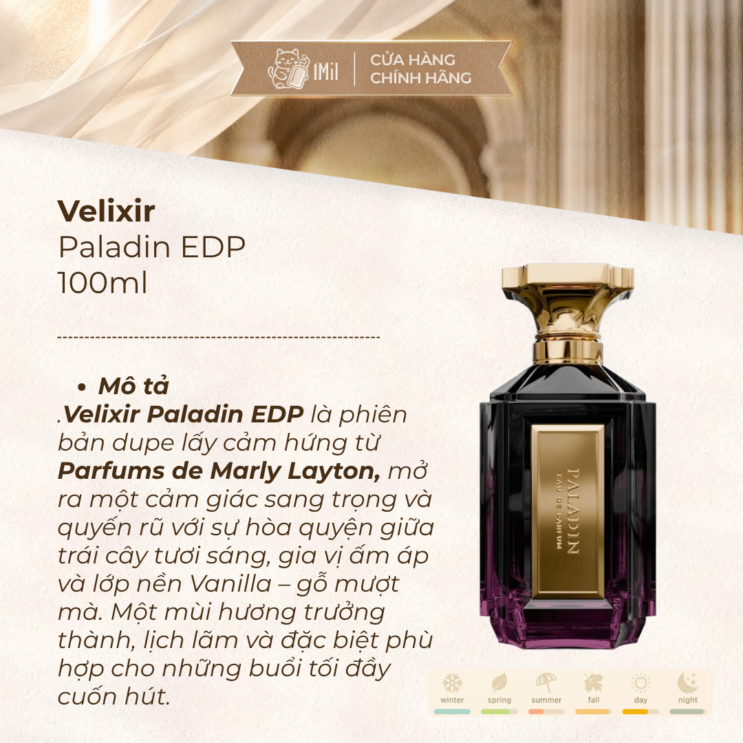 Velixir Paladin EDP 100ml