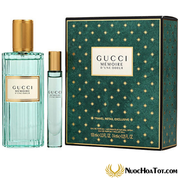 Set nước hoa Gucci Mémoire d’une Odeur EDP 2pcs