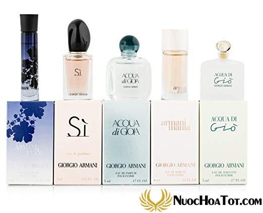 Set nước hoa nữ Giorgio Armani 5 chai