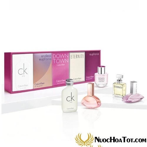 Set nước hoa nữ CK mini 5 chai