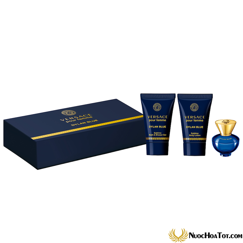 Giftset Versace Pour Femme Dylan Blue 3pcs