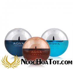 Set nước hoa nam BVLgari the Aqva Pocket